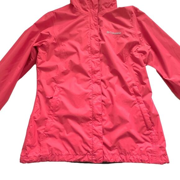 Columbia Rain Jacket Arcadia II Waterproof Breathable Hooded Windbreaker Small - Picture 13 of 16